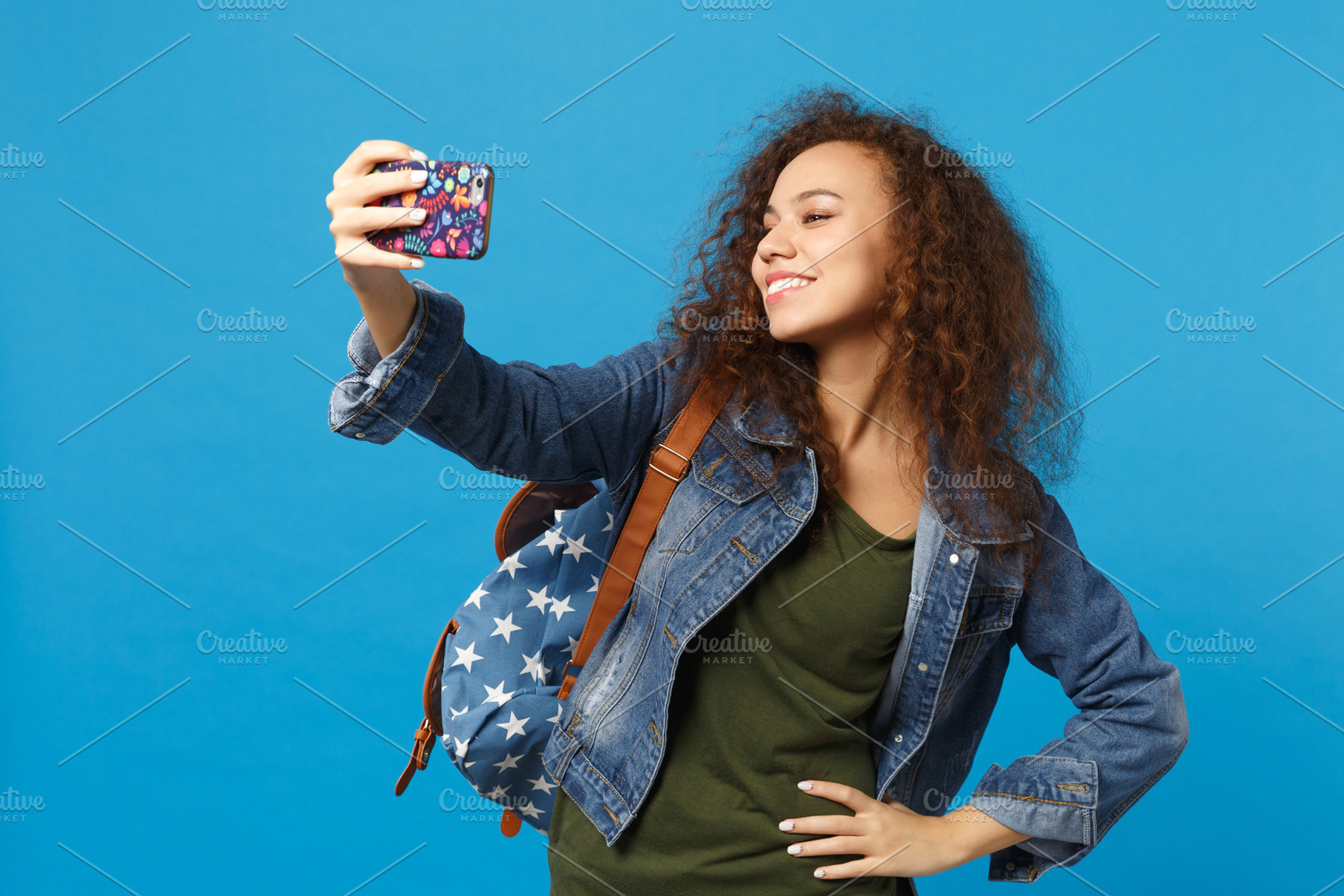 Young african american girl teen stu containing girl, teenager, and student, a Person Photo by ViDi Studio