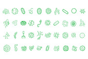 Virus Handdrawn Illustration, an Object Graphic by SLAB! Design (Thumbnail 2 of 2)