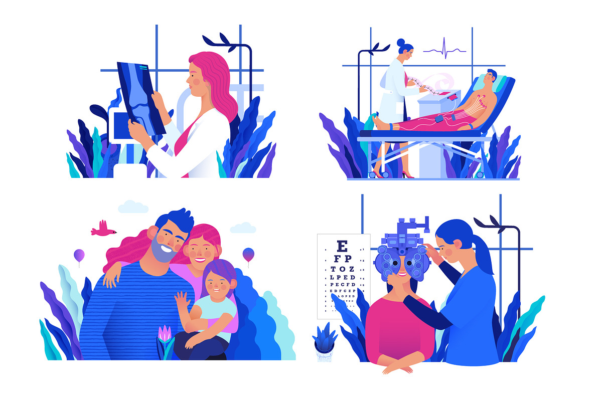 Part 2 Medical illustration, Color 2, a Healthcare Illustration by Grivina's shop (Photo 6 of 9)