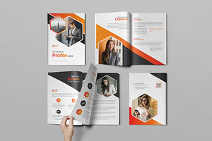 Company Profile Booklet Template, a Brochure Template by VectStock