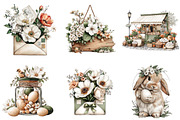Watercolor Easter Clipart Bundle, an Illustration by DreamCafeArt (Thumbnail 4 of 6)