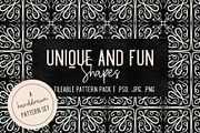 Willow| Nine Seamless Chalk Patterns, a Pattern Graphic by TheLegacyBrandingCo (Thumbnail 3 of 9)