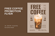 Free Coffee Promotion Flyer, a Flyer Template by Gumico Studio. (Thumbnail 1 of 3)