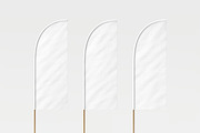 Feather Flag Mockup, an Advertising Mockup by zpackcreative (Thumbnail 3 of 4)
