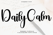 Daily Calm, a Handwritten Font by InermediaSTUDIO (Thumbnail 1 of 8)