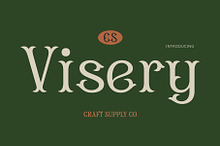CS Visery – Display Font