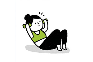 Modern illustration of a woman, a Sports & Recreation Photo by ZinetroN