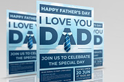 Father Day Party Flyer Template, a Flyer Template by OWPictures (Thumbnail 1 of 4)
