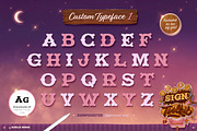 Retro Sign Toolkit 2.0 for Procreate, a Brush Add-On by Aurelie Maron (Thumbnail 4 of 8)