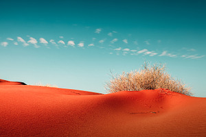 Desert without a storm...