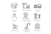 Industrial Activity Icons Pack, a Technology Illustration by Tettygreen (Thumbnail 3 of 3)