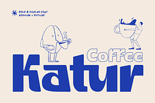 Katur Coffee - Bold Logo Food Font