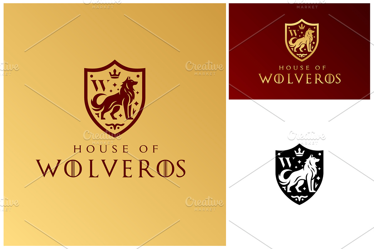 Wolf Coat of Arms Shield Crest Logo, a Branding & Logo Template by Enola99d (Photo 2 of 2)