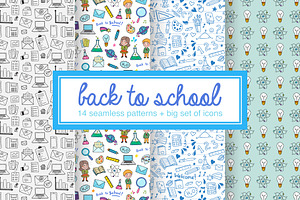 Back to school: vector set