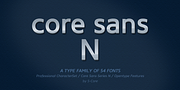 Core Sans N, a Sans Serif Font by S-Core (Thumbnail 1 of 6)
