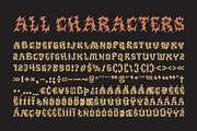 CS Carnage – Black Metal Font, a Blackletter Font by Craft Supply Co. (Thumbnail 8 of 8)
