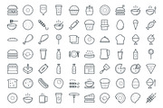 300+ Food Vector Icons, an Outline Icon by Vectors Market (Thumbnail 2 of 5)