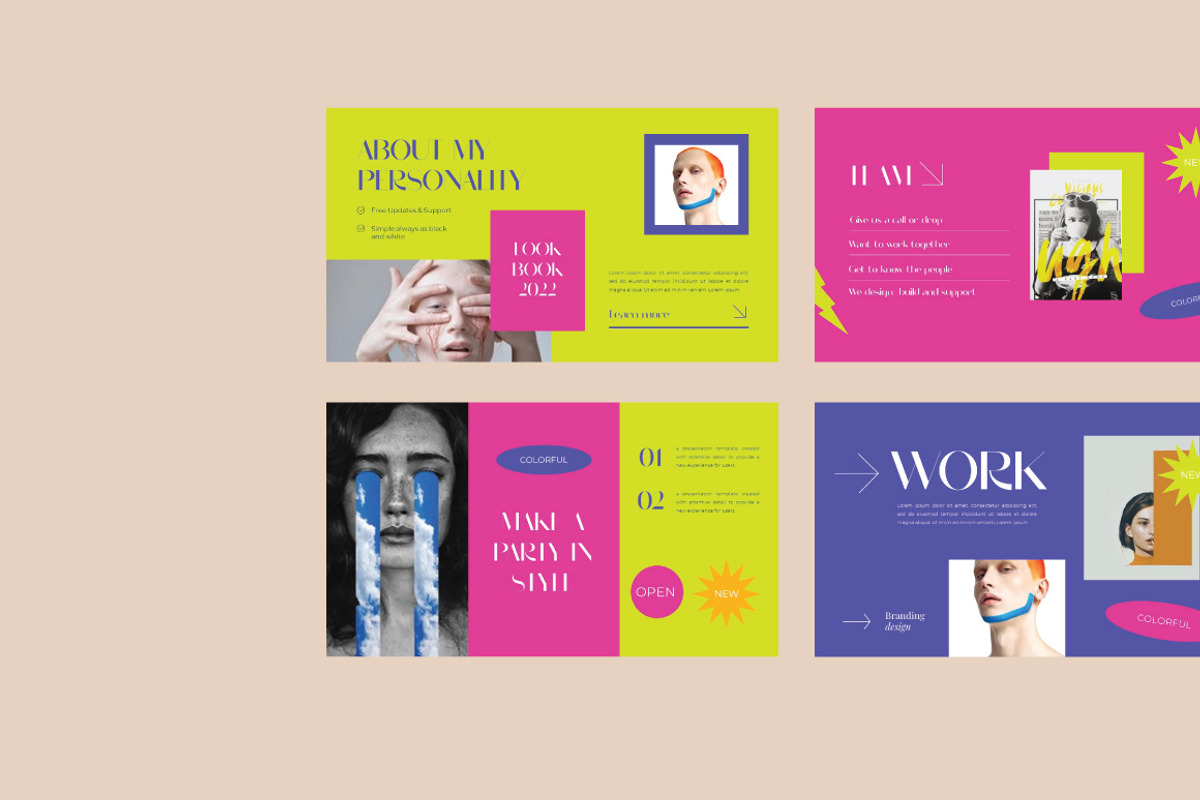 Funcy - PowerPoint Template, a Presentation Template by Pixel And Oblivé