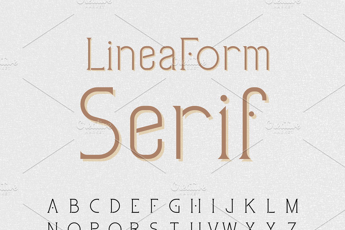 Serif Font - LineaForm, a Serif Font by ZoloDesignHub (Photo 7 of 7)