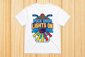 Hockey T-Shirt Design Graphic