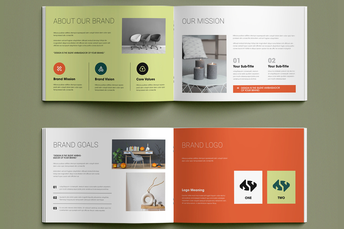 Modern Brand Identity Guideline, a Brochure Template by ContestDesign (Photo 3 of 5)