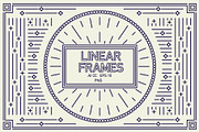Linear Frames Set, a Work Illustration by Minkina (Thumbnail 1 of 4)