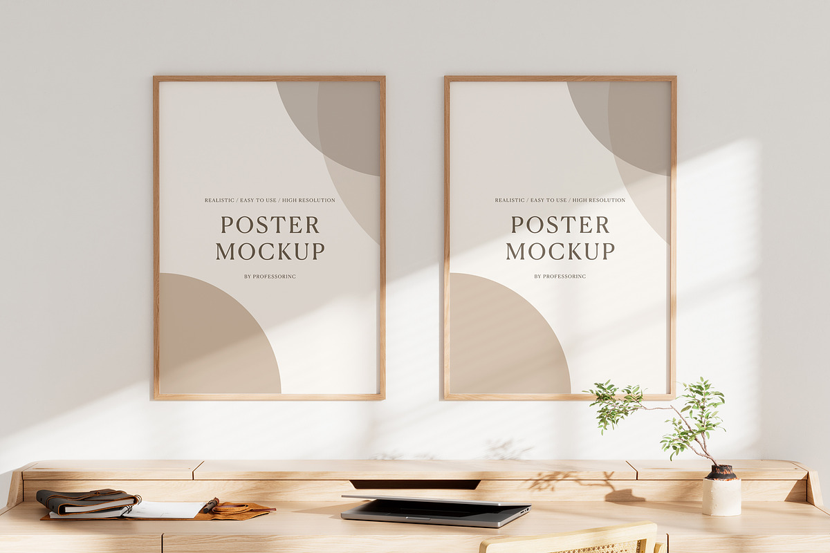 Poster Mockup, an Advertising Mockup by professorinc