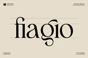 Fiagio – Elegant Vintage Serif, a Serif Font by Mahesans Co (Thumbnail 1 of 11)
