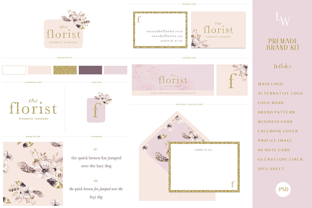 SALE! Premade Brand Kit Logo Design, a Branding & Logo Template by With Love Ethel (Photo 1 of 2)