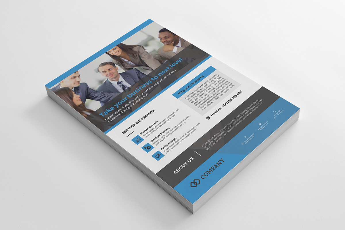 Corporate Flyer, a Flyer Template by Rongmistiry (Photo 2 of 8)