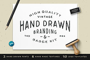 Hand Drawn Branding & Badge Kit, a Branding & Logo Template by James Lafuente (Thumbnail 1 of 5)