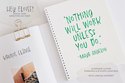 Hey Eloise! Watercolor SVG, a Sans Serif Font by KLUGE+CO (Thumbnail 2 of 11)
