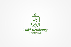 Golf Academy Logo Template