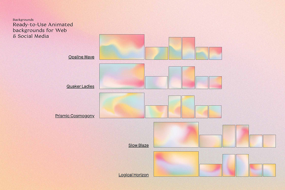 Irid - Loopable Animated Gradients, a Background Graphic by Nomad Visuals (Photo 16 of 17)