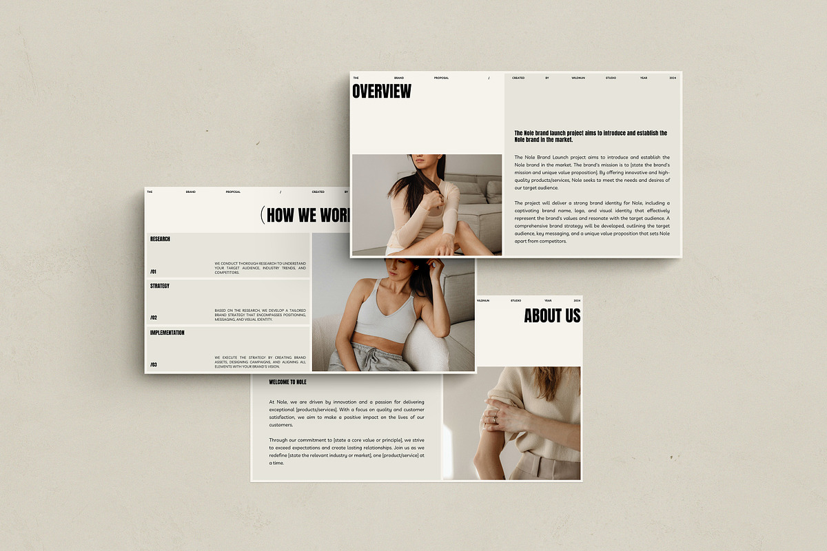 NOLE / Brand Proposal, a Presentation Template by Wildnun Studio (Photo 7 of 16)