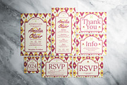 Floral Wedding Invitation Suite, an Invitation Template by The Good Store (Thumbnail 1 of 4)