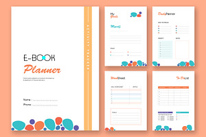 Ebook Planner Layout, an UI Kit Template by ContestDesign