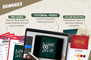 Vintage Lettering Brush Toolbox, a Brush Add-On by Nico-Ng (Thumbnail 17 of 21)
