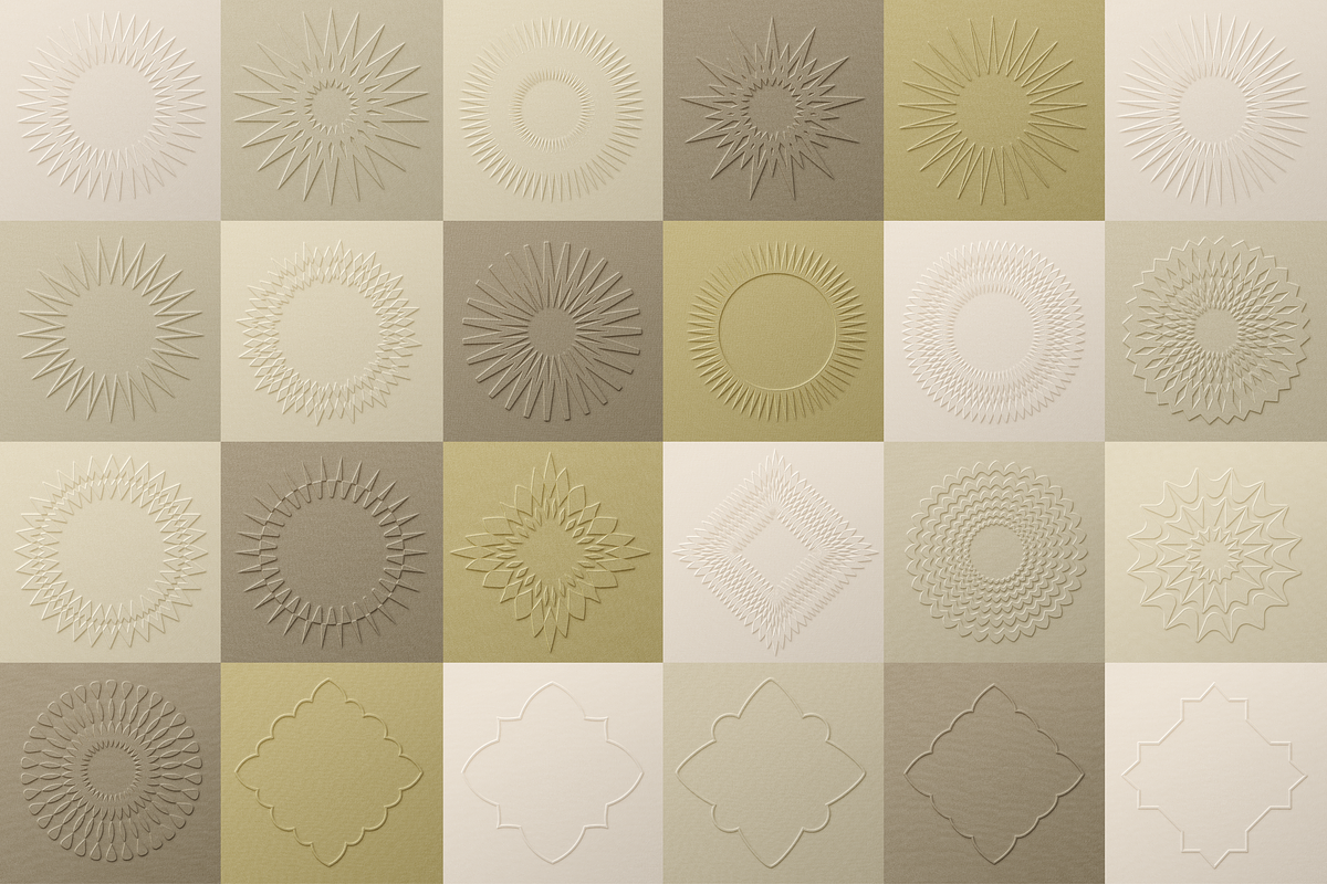 Celestial Gold Foil Papers & Frames, a Social Media Template by The Flossy Finch (Photo 18 of 20)