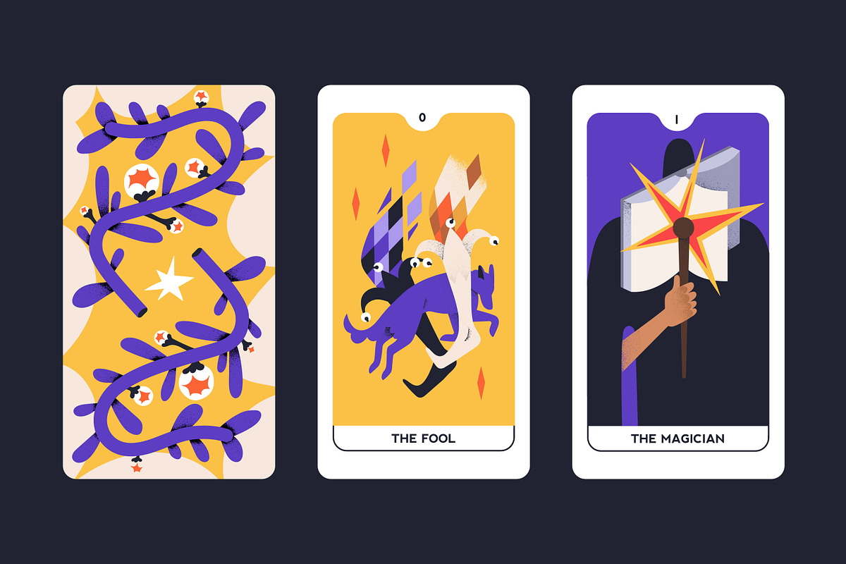Tarot cards set. Major arcana deck, an Illustration by Good Studio (Photo 2 of 9)