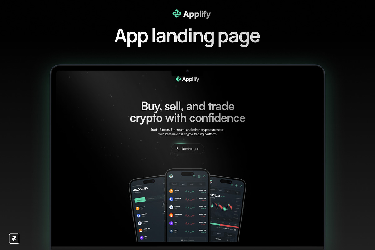Applify - Framer template for apps, a Websites & App Template by firdavsabdu (Photo 1 of 4)