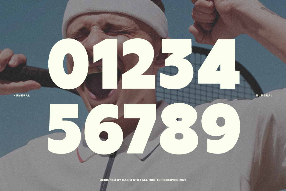 Melmo Modern Bold Sport Font, a Sans Serif Font by Rasio Studio (Photo 4 of 8)