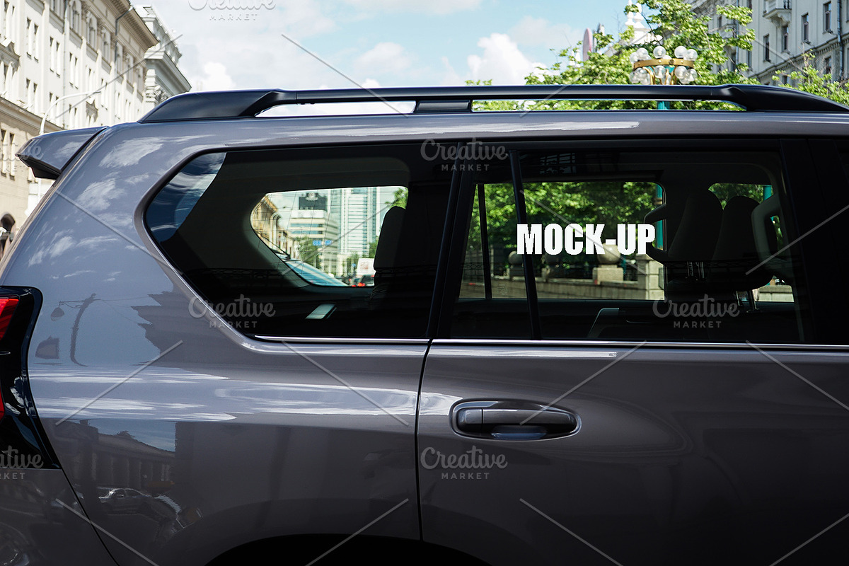 car window mock-up