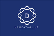 Elegant flower monogram template, a Branding & Logo Template by WORAKAMON Design Studio (Thumbnail 4 of 5)