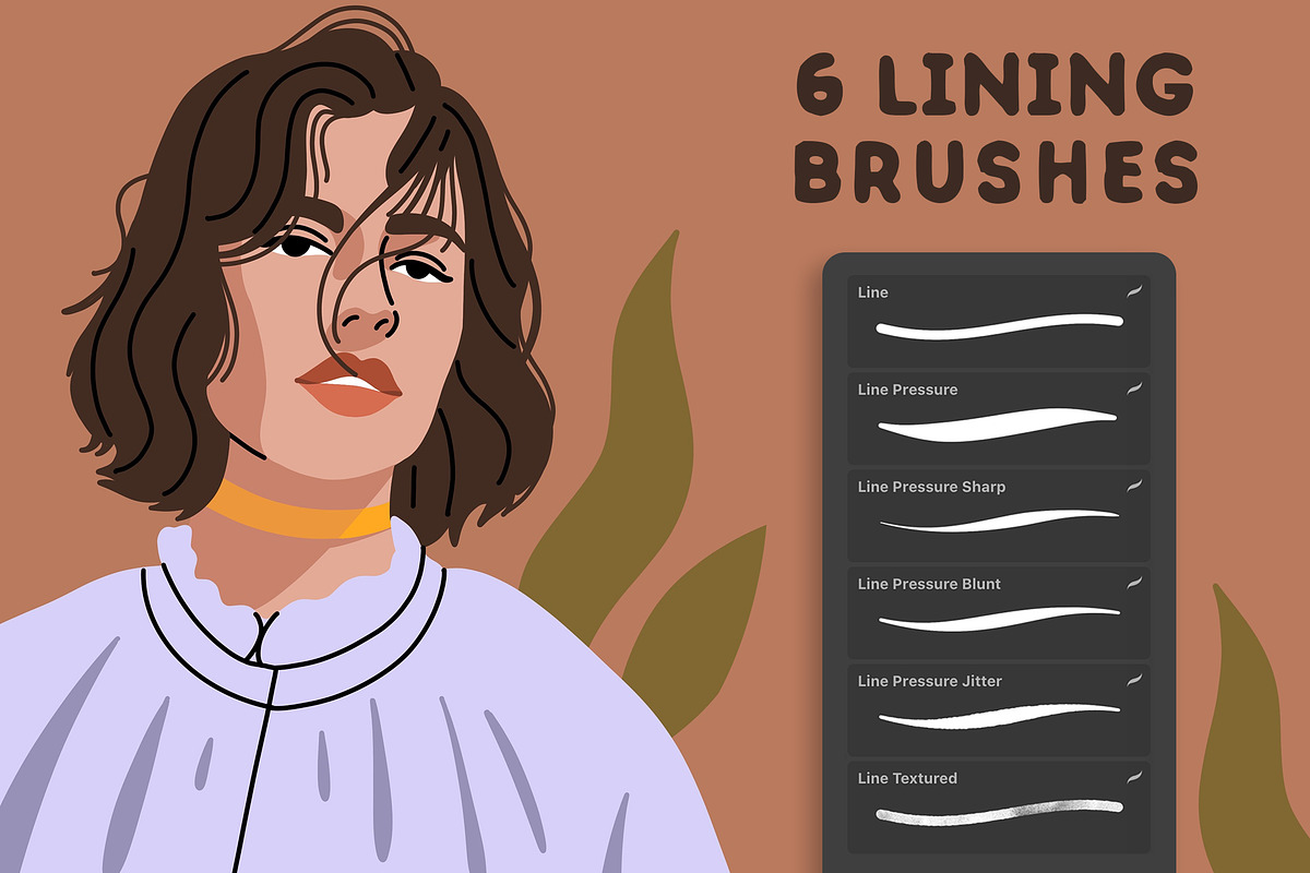 FeminiBrush - Procreate Brushes, a Brush Add-On by Nurmiftah (Photo 5 of 8)