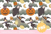 Magical Halloween Night Seamless, a Pattern Graphic by CpSnowy (Thumbnail 2 of 5)
