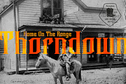 Thorndown - Vintage Display Font, a Handwritten Font by Artdorable (Thumbnail 7 of 12)