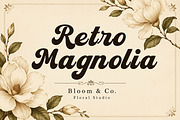 Retro Magnolia, a Script Font by Wow Magic (Thumbnail 1 of 7)