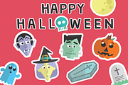 Halloween Stickers, an Illustration by patrickahardy (Thumbnail 1 of 3)