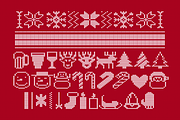 Ugly Sweater Font & Icon Set, a Symbol Font by Fontastic Ventures (Thumbnail 4 of 6)
